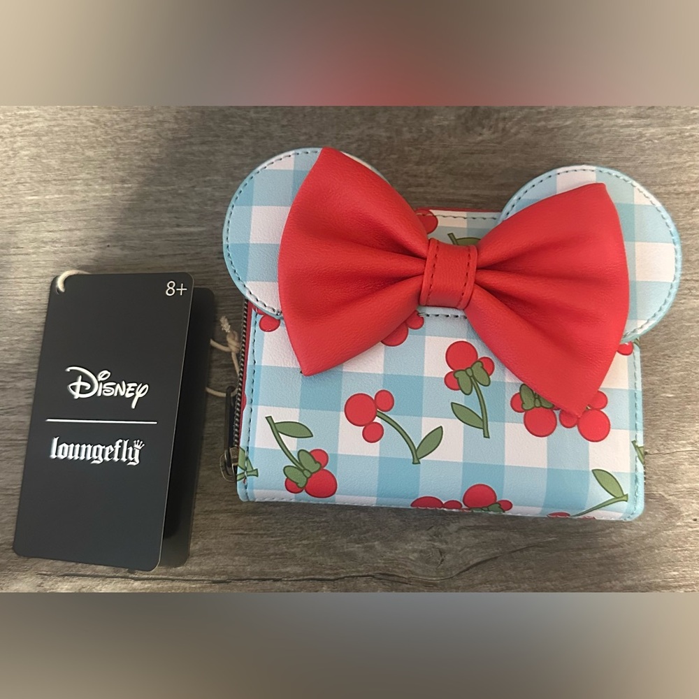 Disney Loungefly Minnie Cherry Wallet